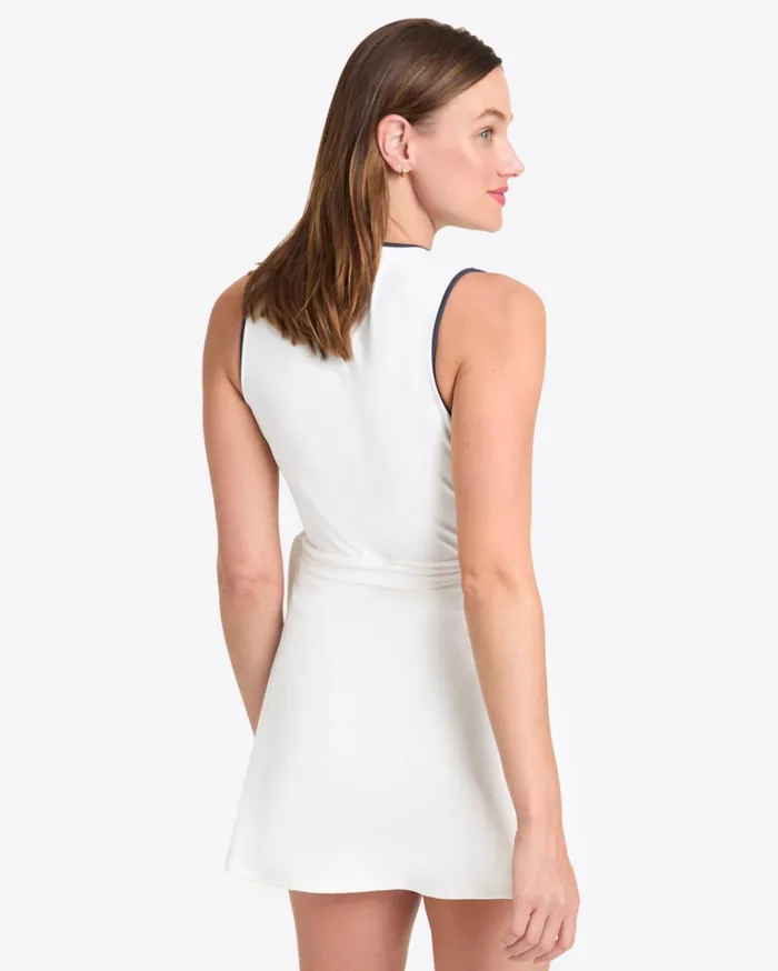 Draper James Tennis Dress In White Women DJ X Tretorn