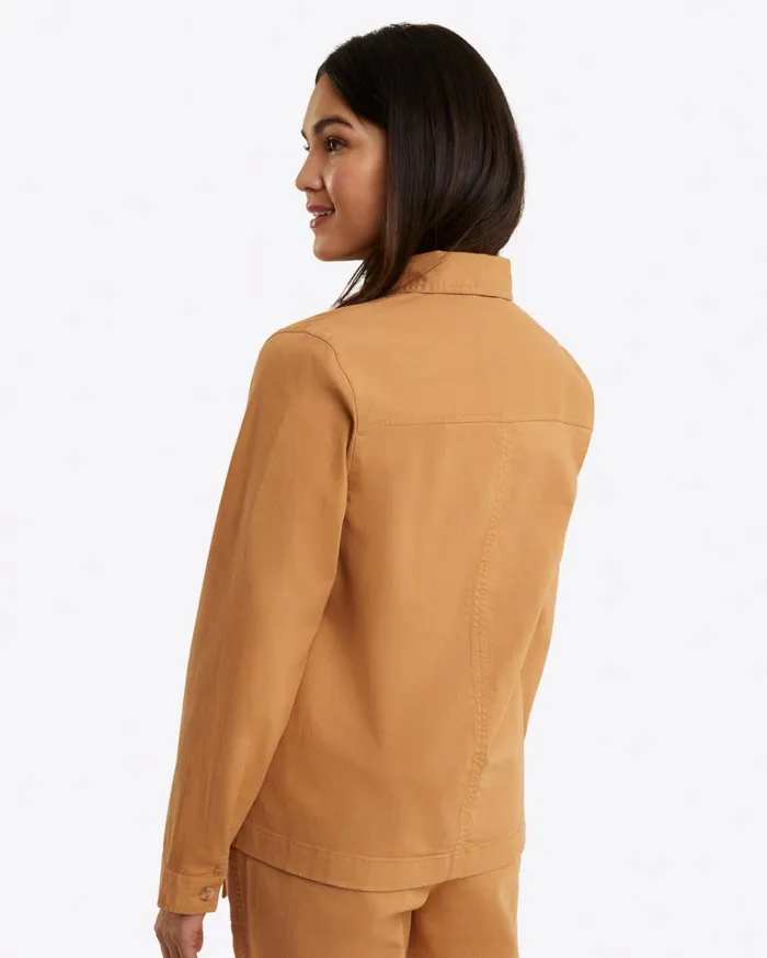 Draper James Utility Jacket In Cotton Twill Women Jackets and Outerwear