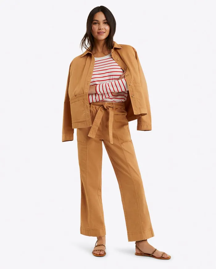 Draper James Utility Jacket In Cotton Twill Women Jackets and Outerwear