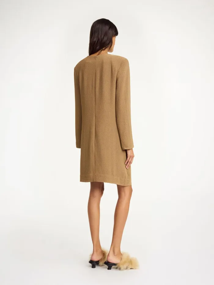 Dresses Women By Malene Birger Ellinas Mini Dress Light Brown
