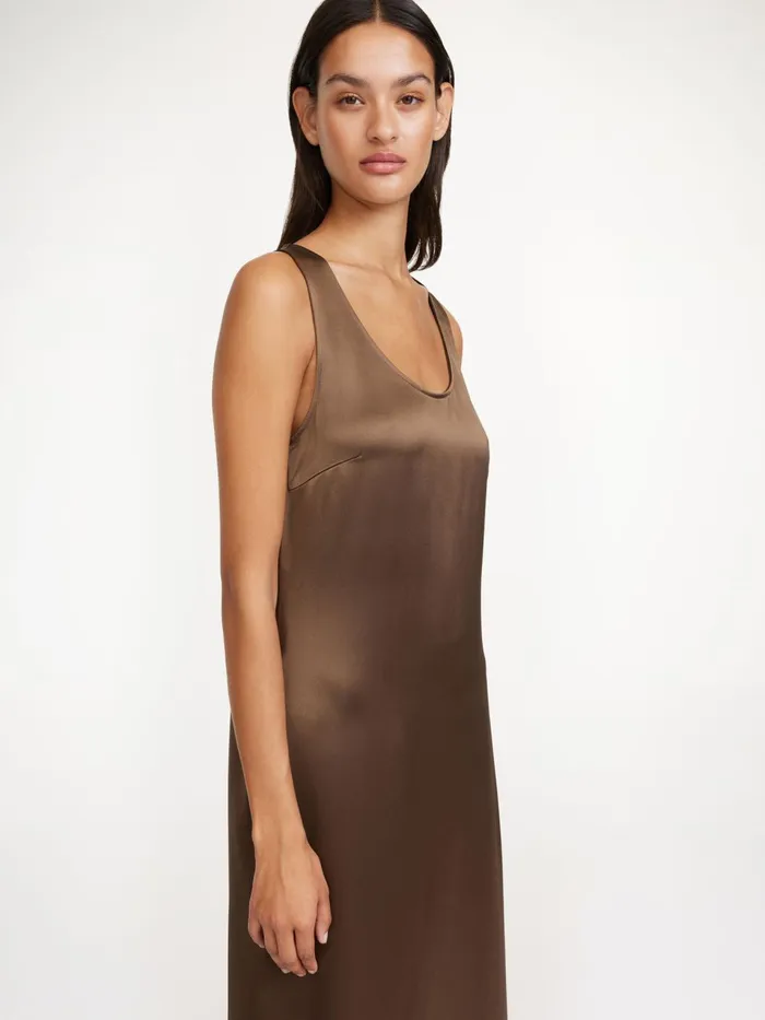 Dresses Women By Malene Birger Jerrica Maxi Dress Warm Brown