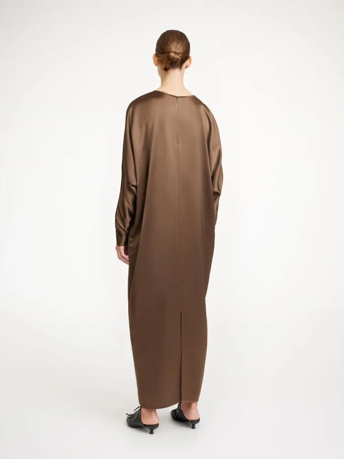 Dresses Women By Malene Birger Odelle Maxi Dress Warm Brown