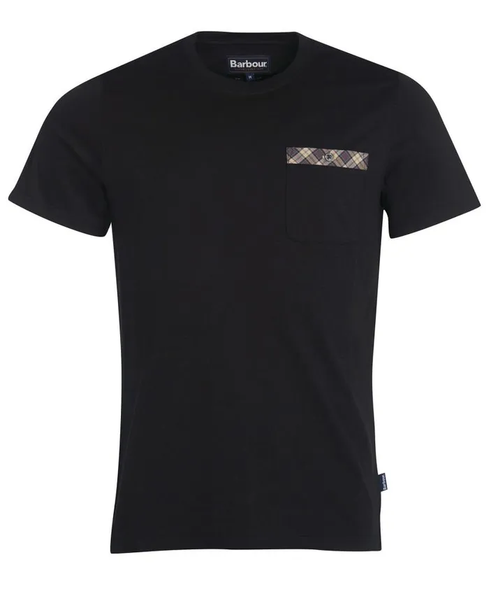 Durness Pocket TShirt White Men Barbour TShirts