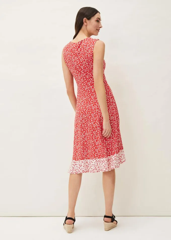 Ebony Floral Ditsy Wrap Dress Redivory Women Phase Eight Dresses