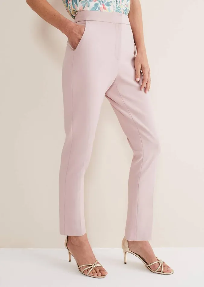 Eira Cigarette Trousers Antique Rose Women Phase Eight Trousers