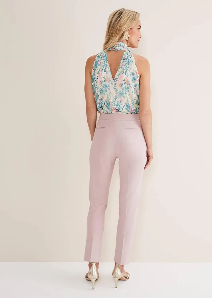 Eira Cigarette Trousers Antique Rose Women Phase Eight Trousers