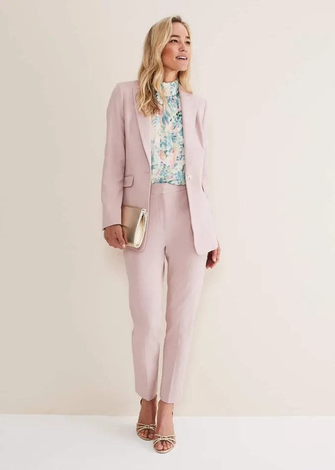 Eira Cigarette Trousers Antique Rose Women Phase Eight Trousers