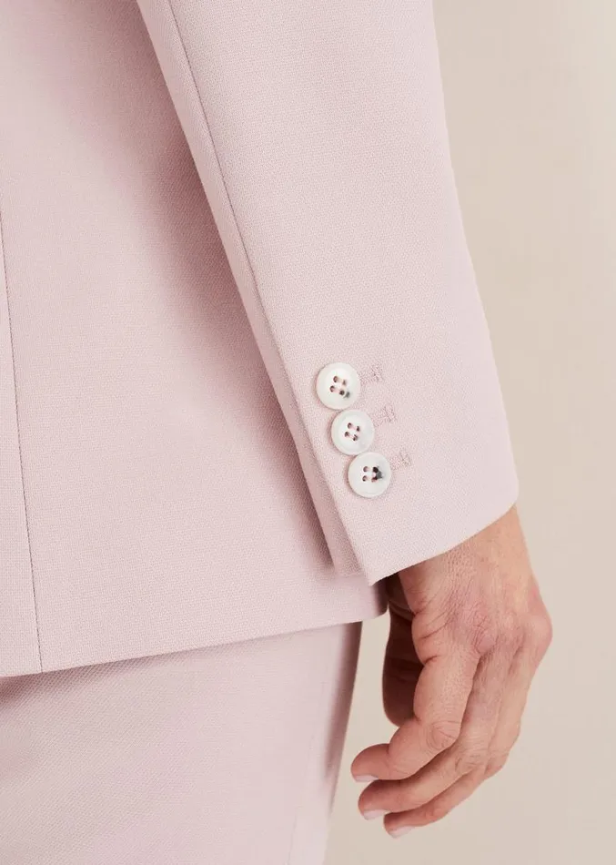 Eira Fitted Blazer Soft Pink Women Phase Eight Jackets