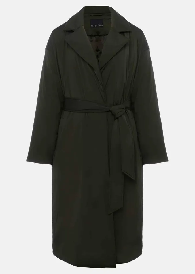 Erin Long Puffer Coat Bottle Green Women Phase Eight Coats