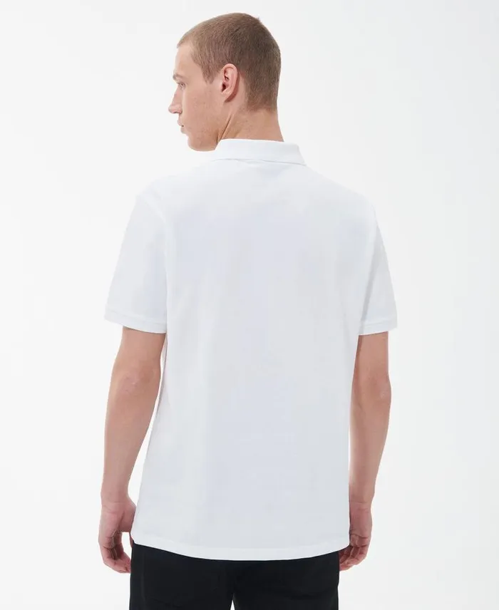 Essential Polo Shirt Bitter Chocolate Men Barbour Polo Shirts
