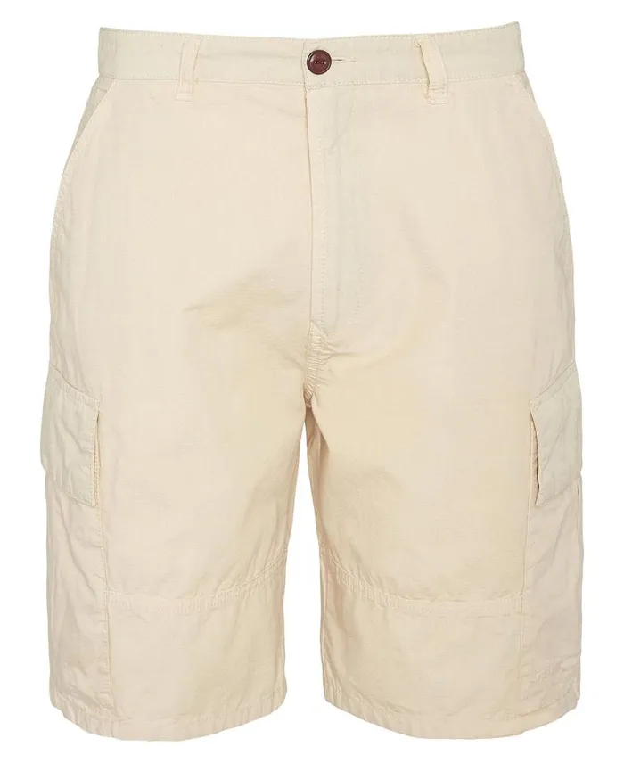 Essential Ripstop Cargo Shorts Fog Men Barbour Trousers and Shorts