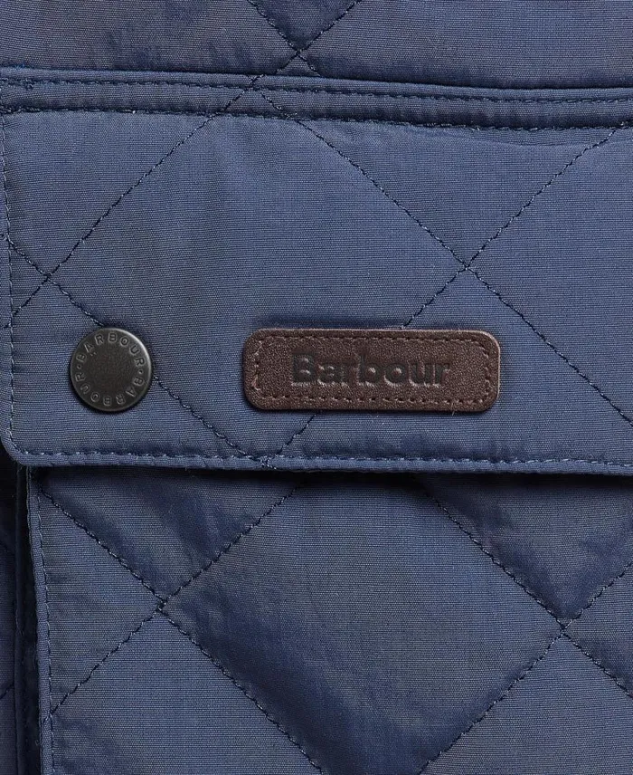 Fernwood Quilted Gilet Navy Men Barbour Gilets and Liners
