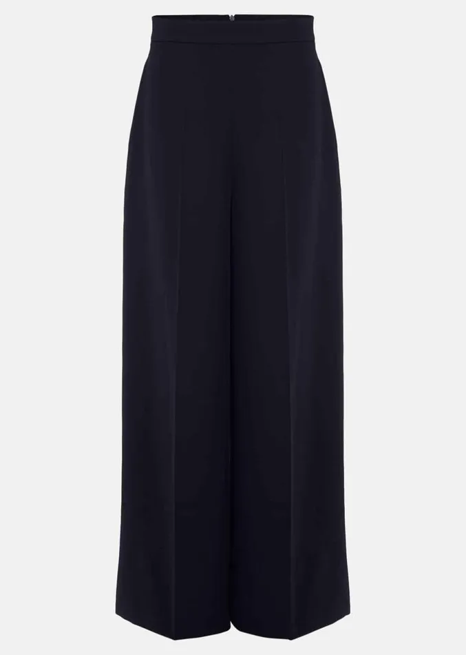 Florentine Wide Leg Trousers Navy Women Phase Eight Trousers
