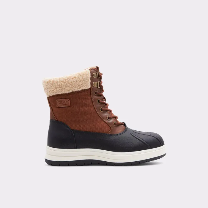 Flurrys Cognac Synthetic Mixed Material Women ALDO Boots