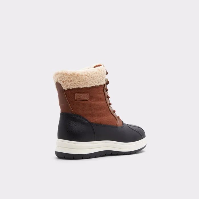 Flurrys Cognac Synthetic Mixed Material Women ALDO Boots