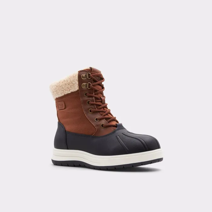 Flurrys Cognac Synthetic Mixed Material Women ALDO Boots