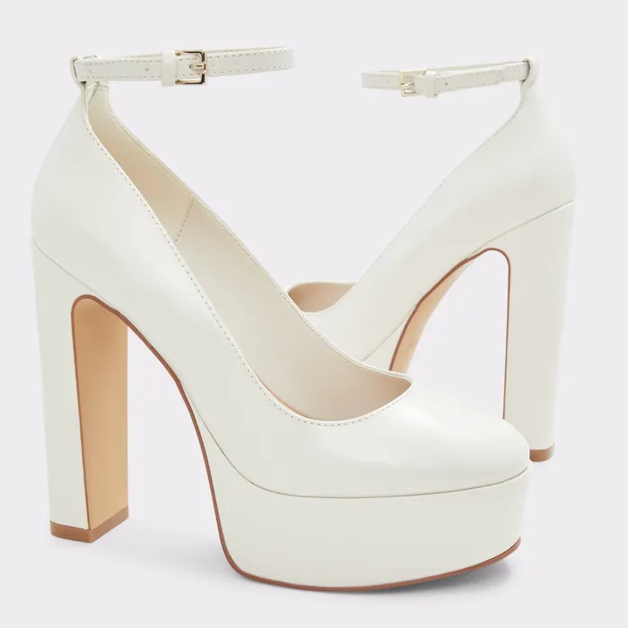 Fonda White Women ALDO Heels