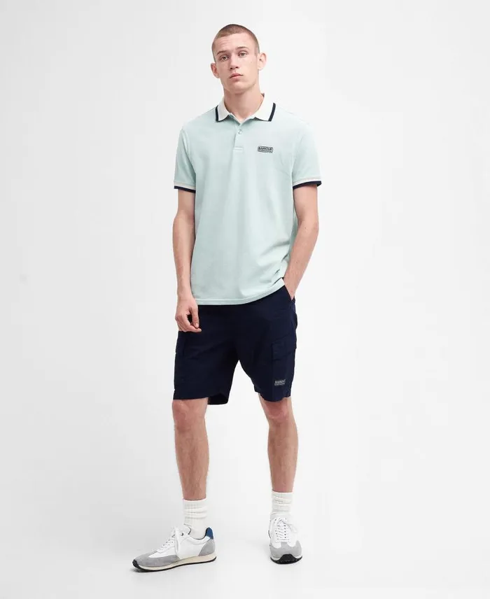 Francis Polo Shirt Green Fig Men Barbour Polo Shirts
