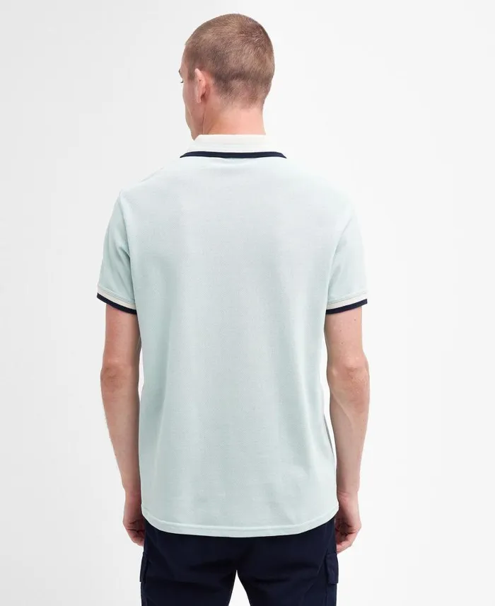 Francis Polo Shirt Green Fig Men Barbour Polo Shirts