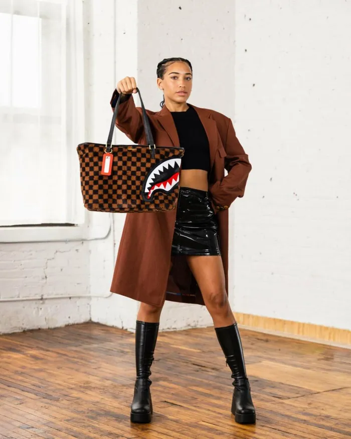 FURRR SHARKS IN PARIS TOTE Bags SPRAYGROUND