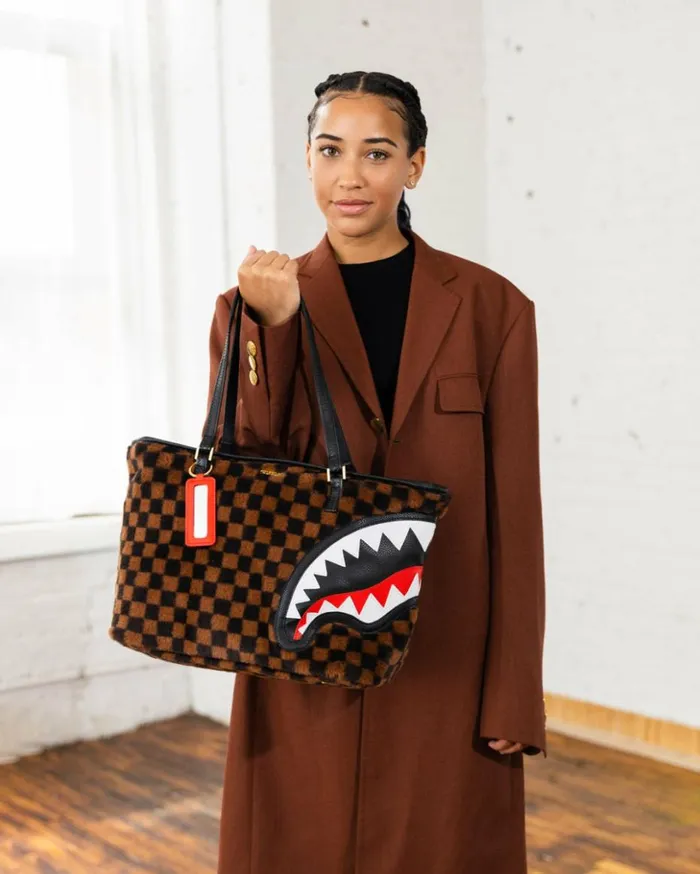 FURRR SHARKS IN PARIS TOTE Bags SPRAYGROUND