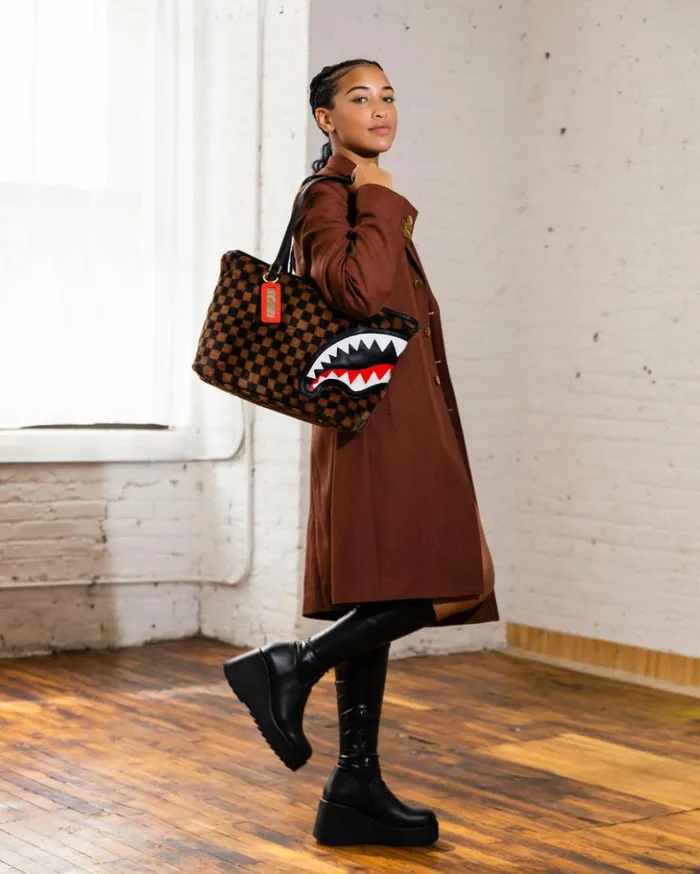 FURRR SHARKS IN PARIS TOTE Bags SPRAYGROUND