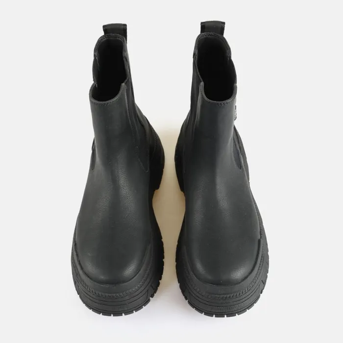 Fusion Chelsea Black Buffalo Boots and AnkleBoots