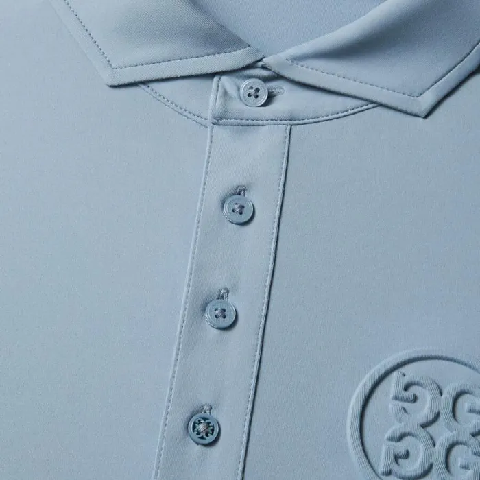 GFORE EMBOSSED CIRCLE G039S TECH JERSEY MODERN SPREAD COLLAR POLO Fjord Men Polos and Shirts