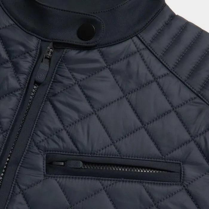 GFORE HYBRID MOTO STRETCH TECH INTERLOCK JACKET Onyx Women Outerwear