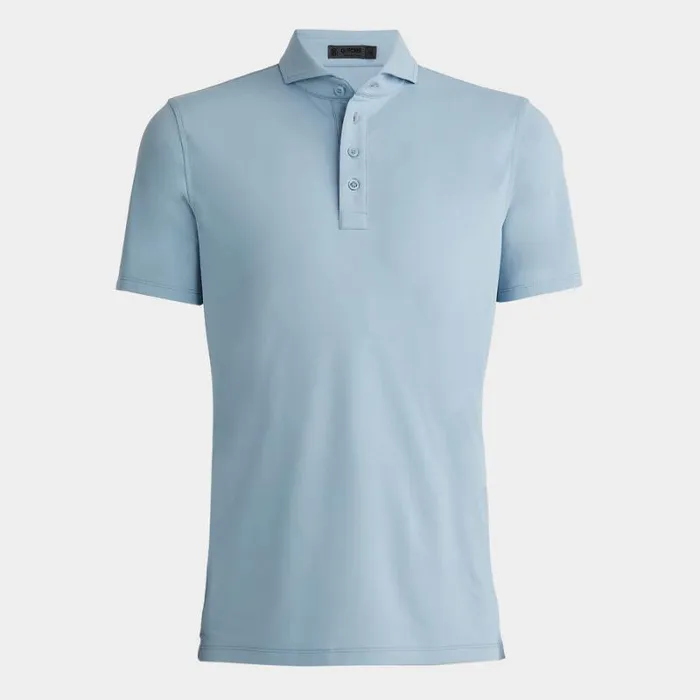 GFORE RIB GUSSET TECH PIQU MODERN SPREAD COLLAR POLO Drizzle Men Polos and Shirts