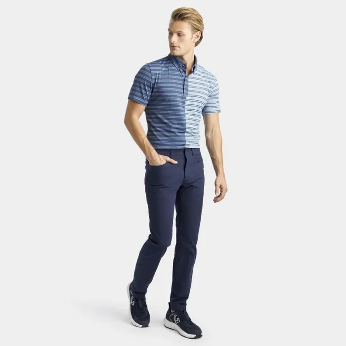 GFORE SPLIT STRIPE CONTRAST TECH JERSEY POLO Fjord Men Polos and Shirts