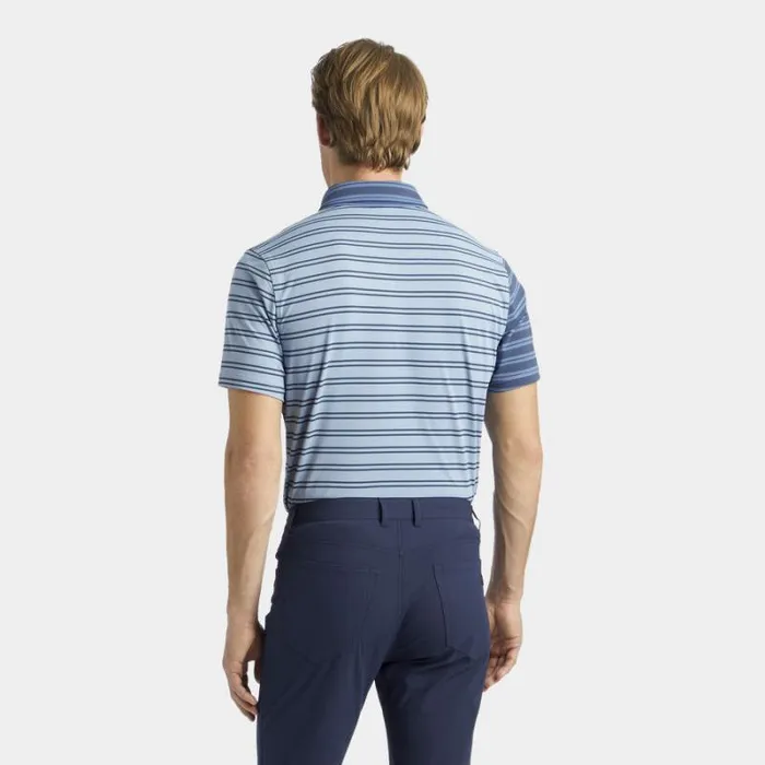 GFORE SPLIT STRIPE CONTRAST TECH JERSEY POLO Fjord Men Polos and Shirts