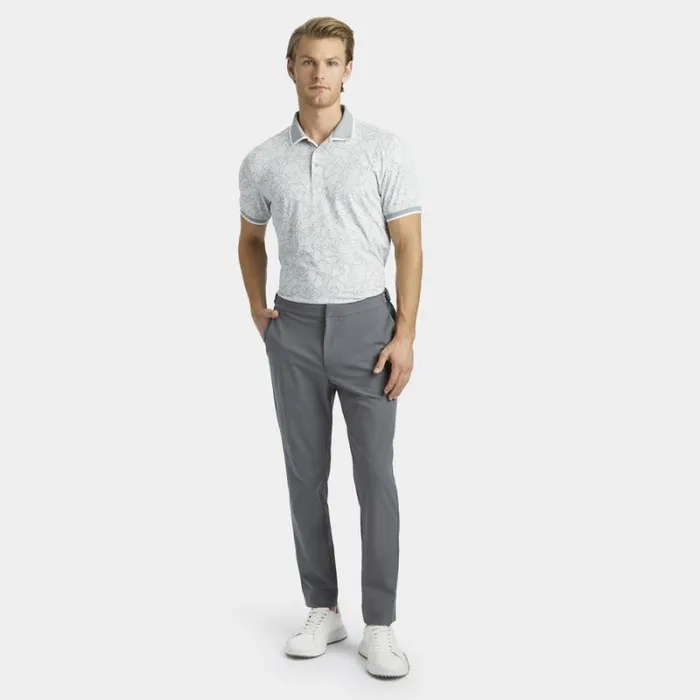 GFORE STAR DUST BANDED SLEEVE TECH JERSEY POLO Nimbus Men Polos and Shirts