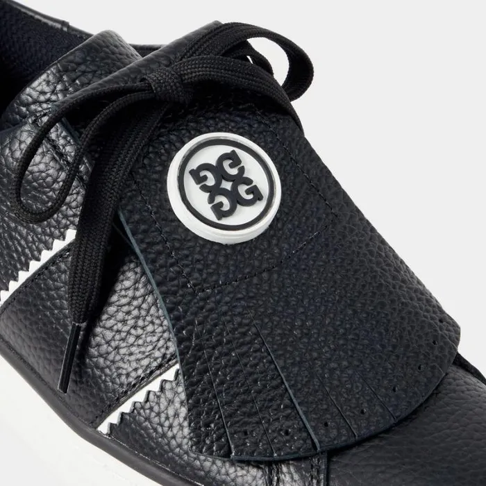 GFORE WOMEN039S DURF PEBBLE LEATHER KILTIE GOLF SHOE Onyx Women Golf Shoes