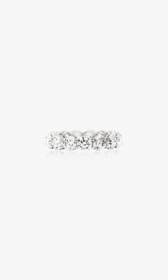 Generation Love Clothing Fine Jewelry The Forever Round Cut Band 611 Carats White Gold 8211 Women