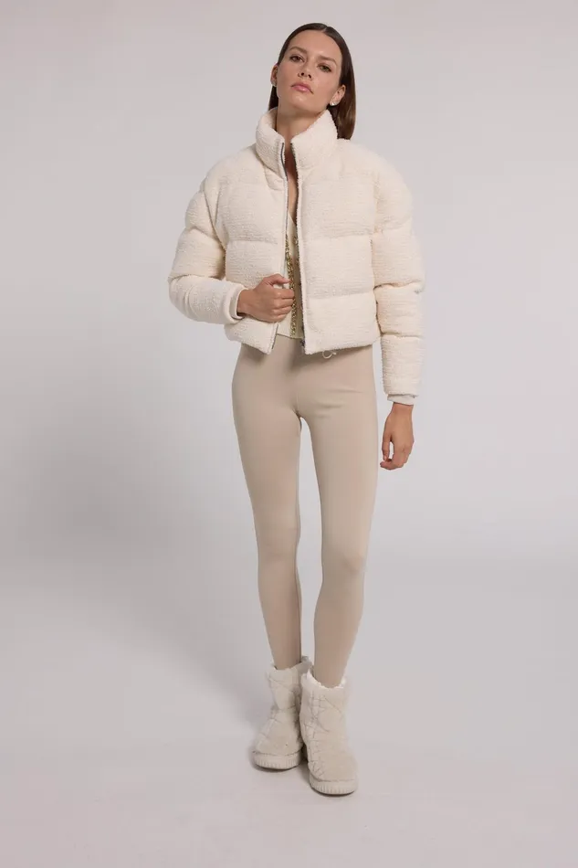 Generation Love Clothing Outerwear Rhoda Tweed Puffer White 8211 Women