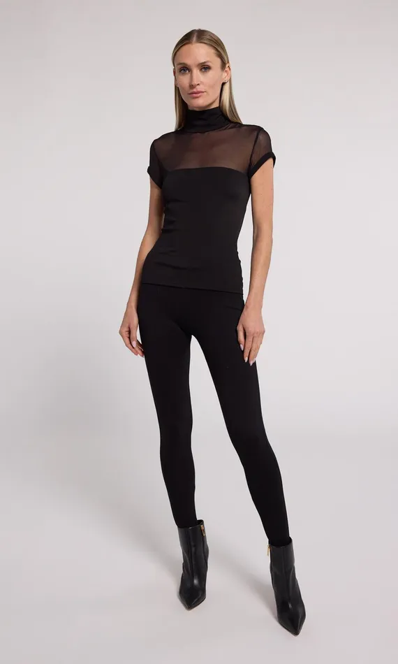 Generation Love Clothing Tops Avril Mesh Combo Top Black 8211 Women