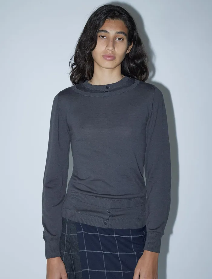 Giacos Dark Grey Women Paloma Wool Knits