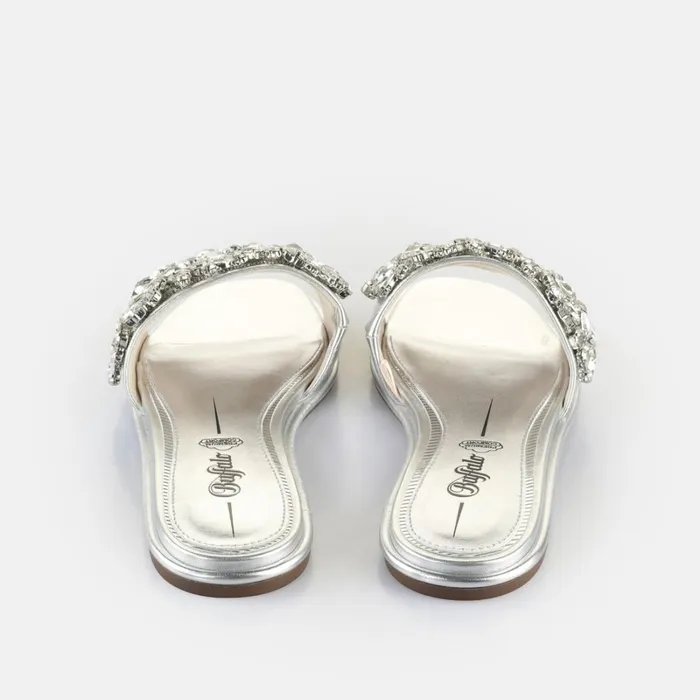 Gil Ice Silver Buffalo Sandals and Slides Gil Ice Silver Buffalo Sandals and Slides