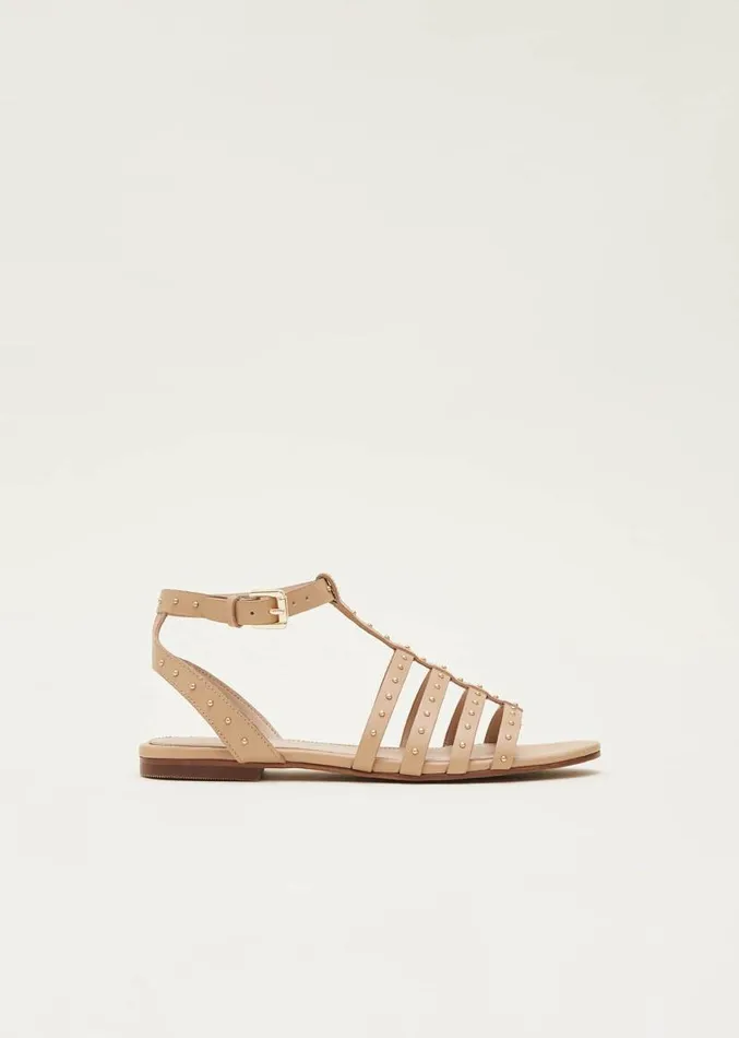 Gladiator Leather Flat Sandals Tan Women Phase Eight Sandals