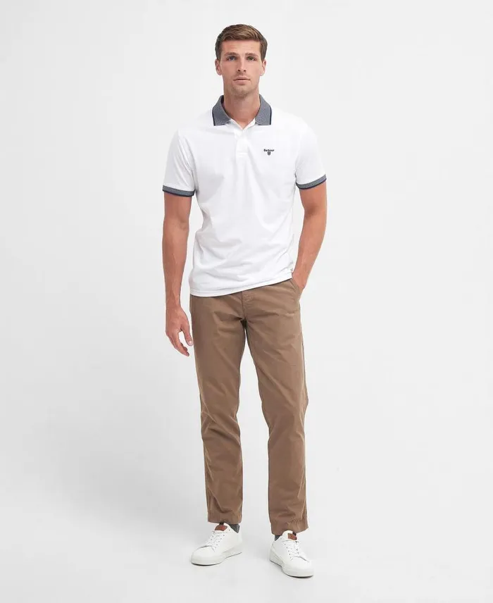 Glendale Chinos Military Brown Men Barbour Trousers and Shorts