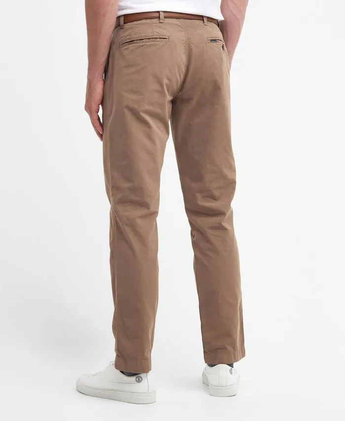 Glendale Chinos Military Brown Men Barbour Trousers and Shorts