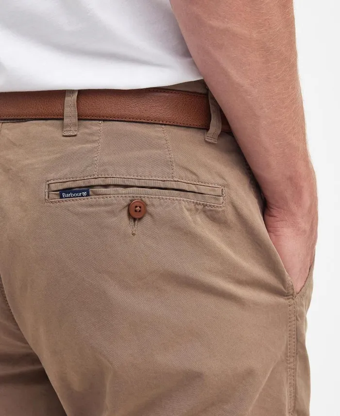 Glendale Chinos Military Brown Men Barbour Trousers and Shorts