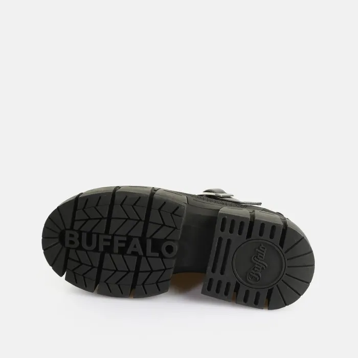 Gospher Fisher Black Buffalo Lace Up Shoes
