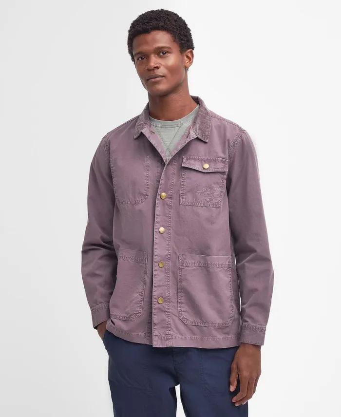 Grindle Overshirt Honey Gold Men Barbour Overshirts