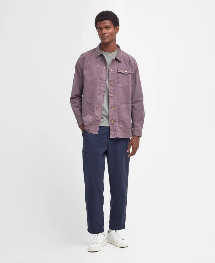 Grindle Overshirt Honey Gold Men Barbour Overshirts
