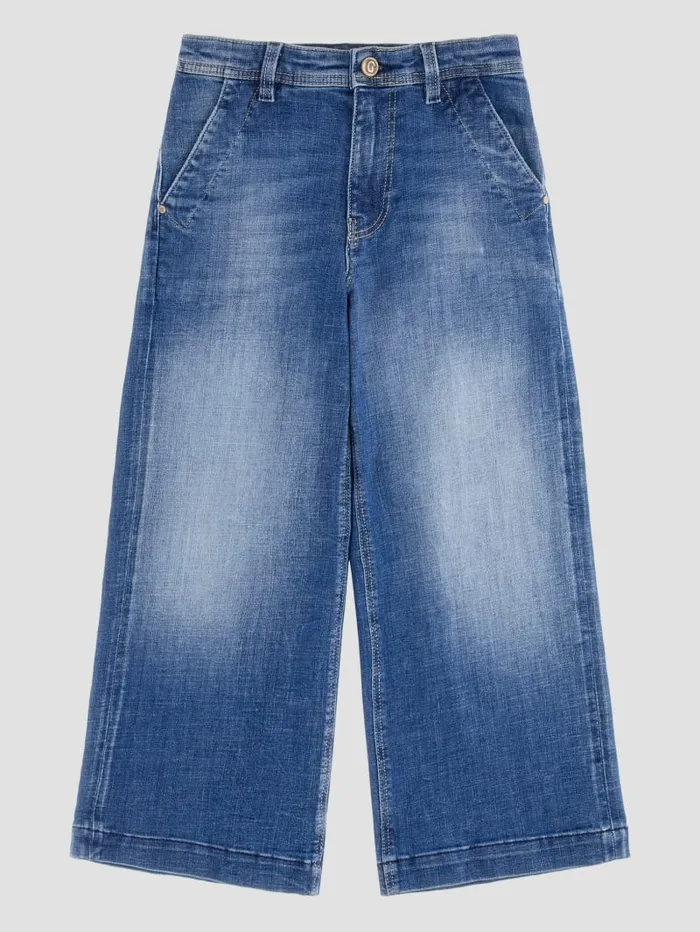 GUESS Big Girl 7 14 Eco MiniMe Denim Coulotte Jeans 716 Blue 8211 Kids