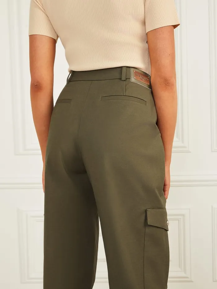 GUESS Bottoms Alice Cargo Pant Green 8211 Women