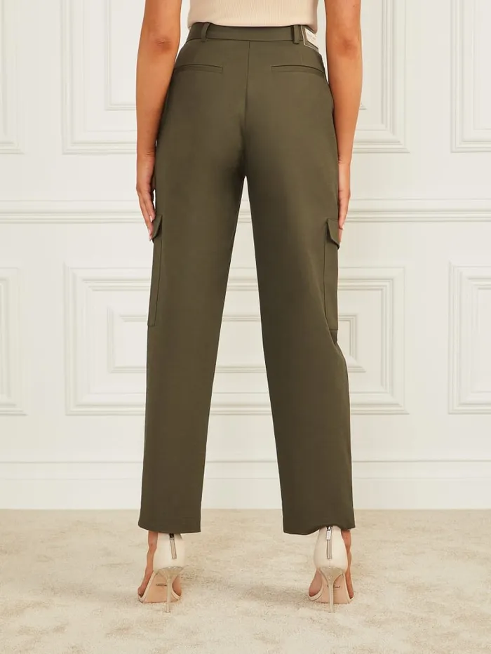 GUESS Bottoms Alice Cargo Pant Green 8211 Women