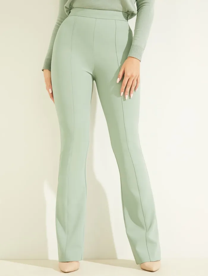 GUESS Bottoms Chloe Flared Pant Gray 8211 Women